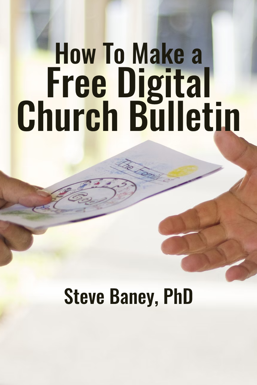 Article - How to Make a Free Digital Church Bulletin